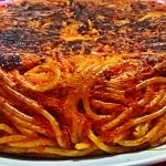 Frittata di spaghetti al sugo