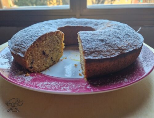 Ciambella di mais con cioccolato