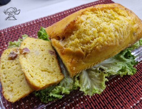 Plumcake emmenthal e salame