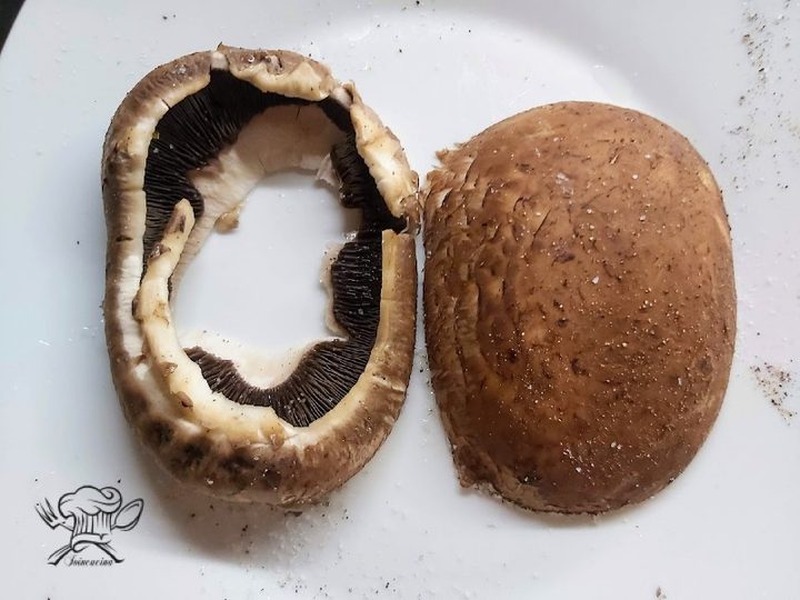 hamburger di funghi portobello