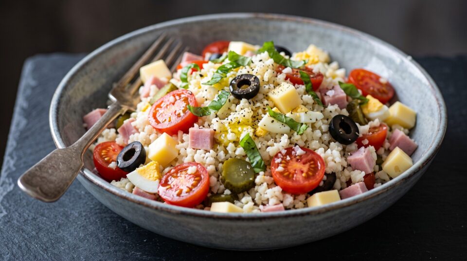 Insalata di Riso di Cavolfiore Chetogenica