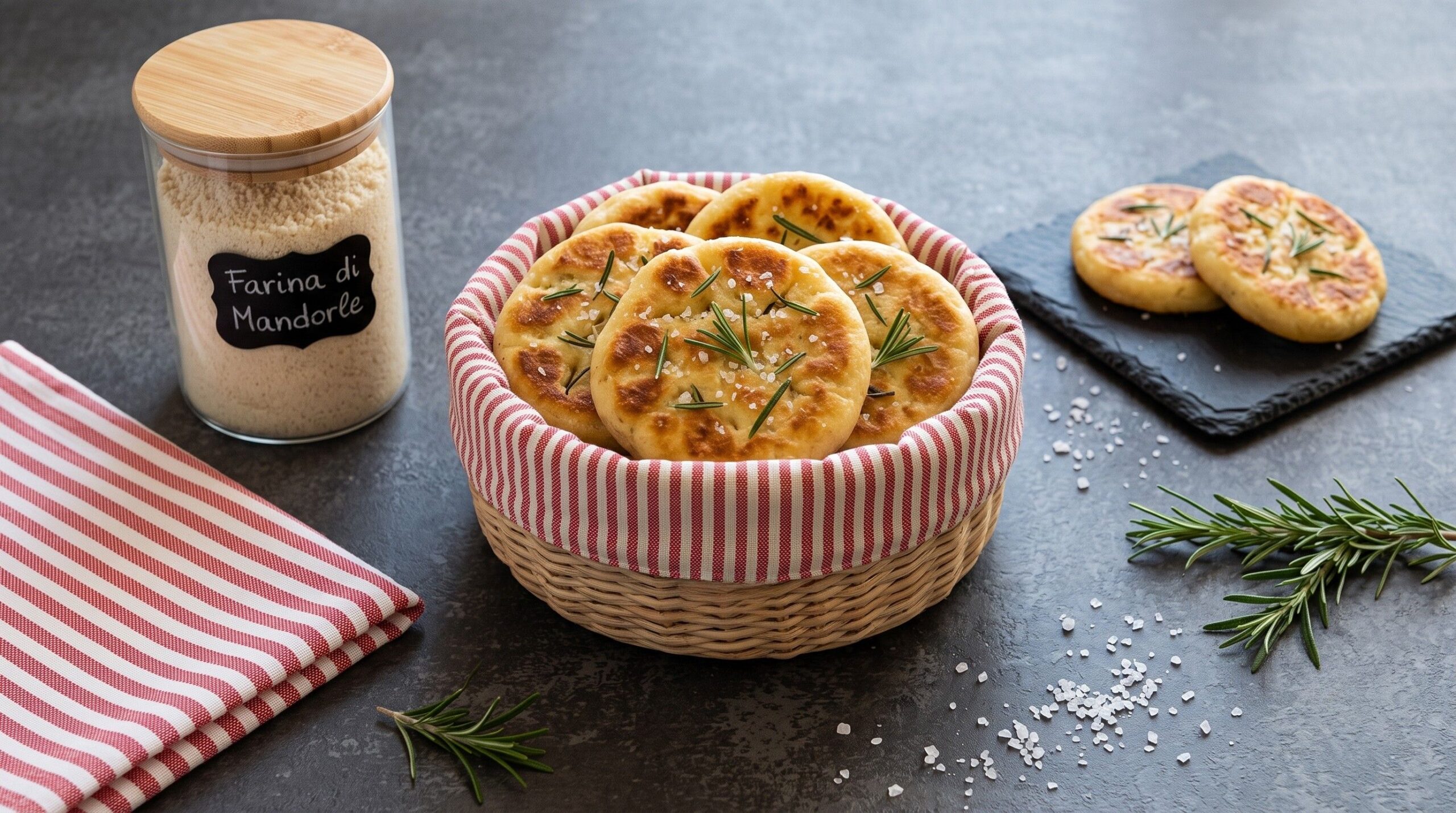 focaccine keto in padella