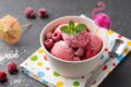 Gelato chetogenico lampone e cocco