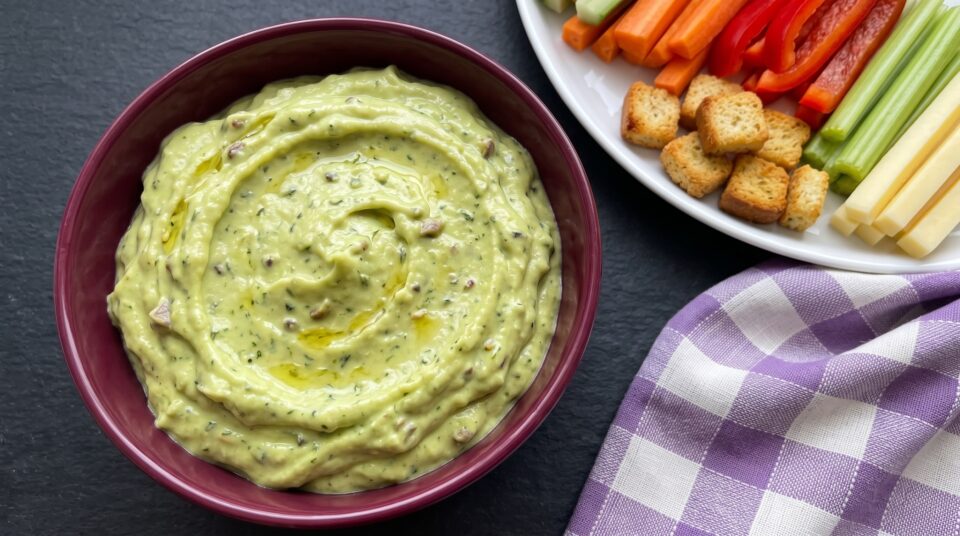 dip di olive verdi