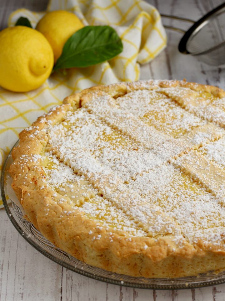 Crostata Al Limone Fresca Morbida E Profumata