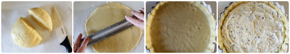 Crostata ricotta cioccolato---