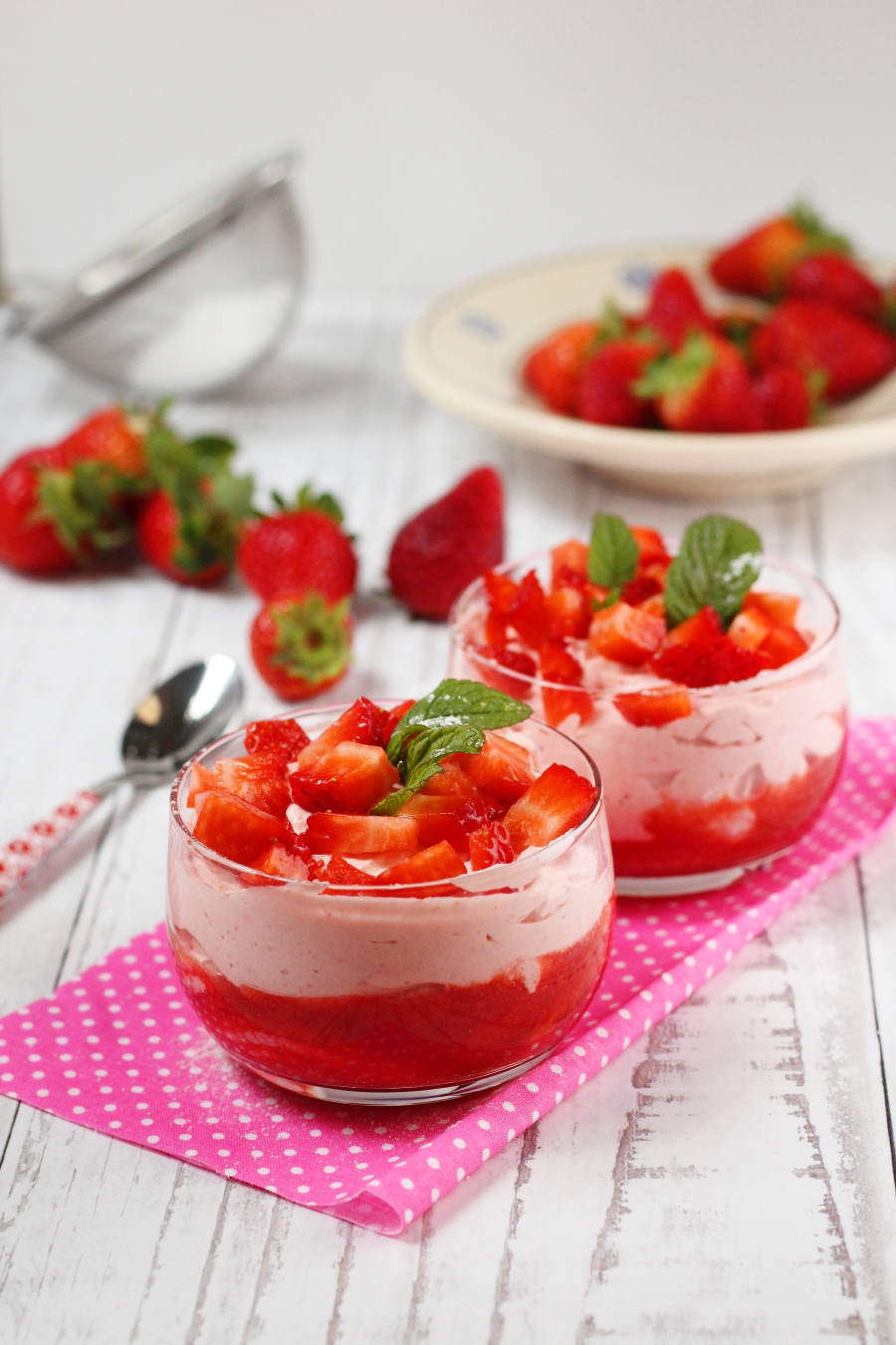 Mousse alle fragole ricetta