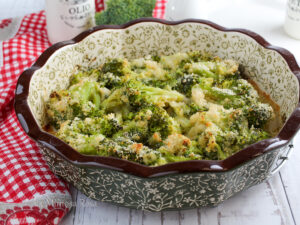 Broccoli gratinati senza besciamell