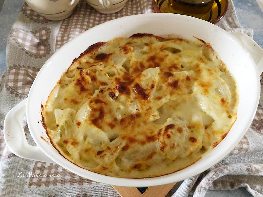 Finocchi gratinati con besciamella