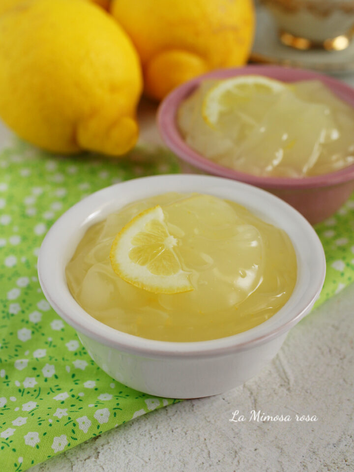Crema al limone senza uova e senza latte ricetta