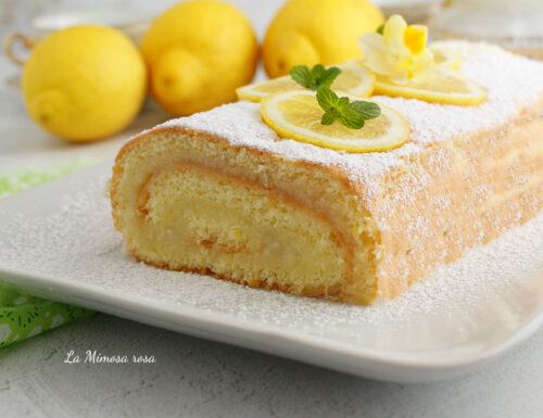 Rotolo al limone con pasta biscotto che non si rompe!