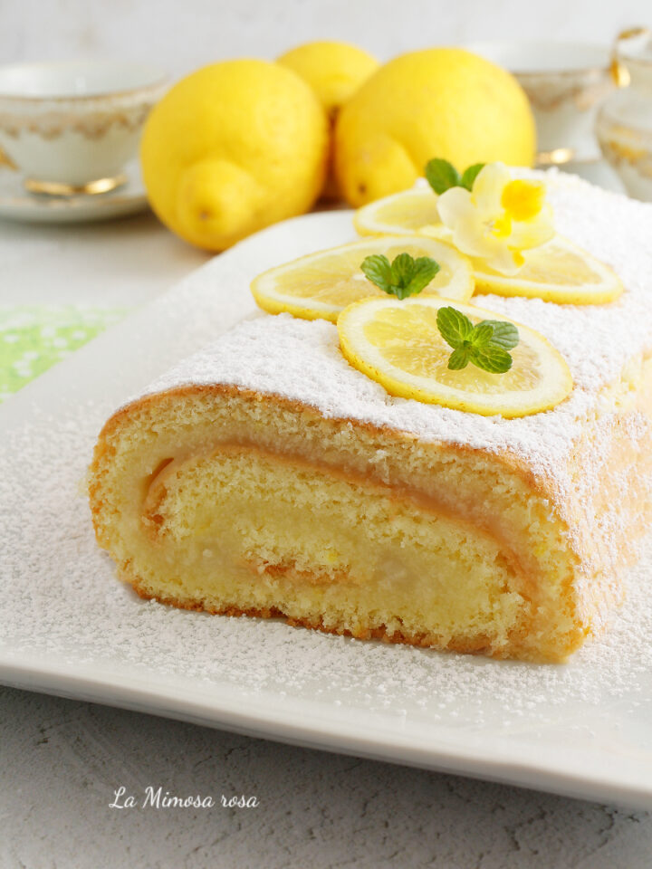Rotolo al limone ricetta