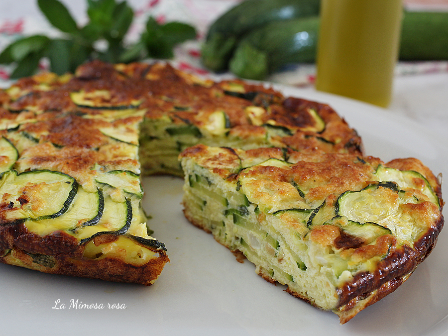 Frittata di zucchine al forno.