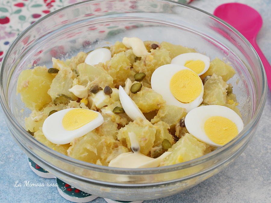 Insalata di patate tonno e uova di nonna Angela