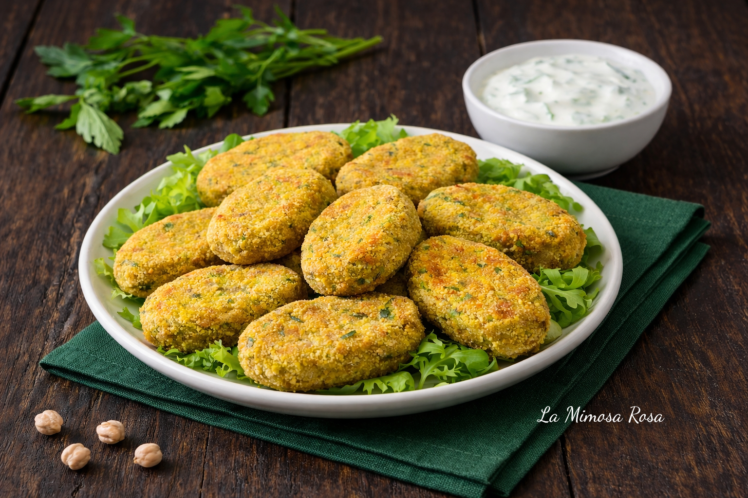 Falafel di ceci veloci cotti al forno