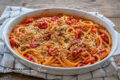Bucatini gratinati al forno alla campagnola, ricetta salentina