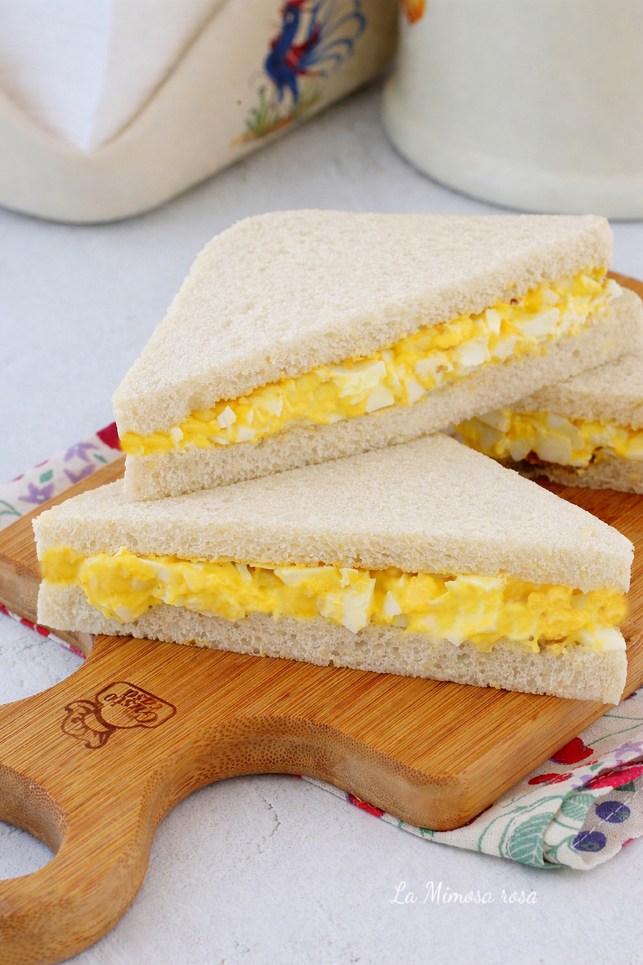 Sandwich con le uova o tamago sando ricetta