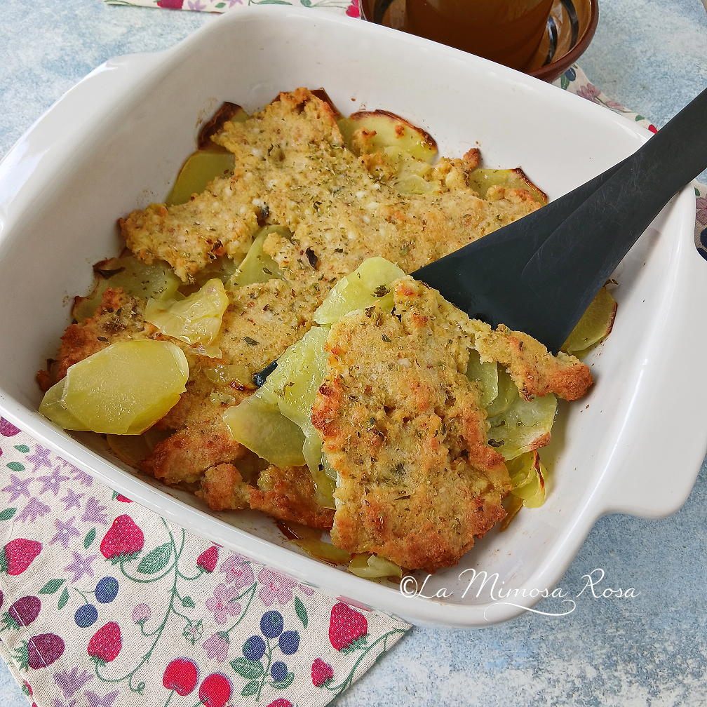 Patate gratinate alla pugliese