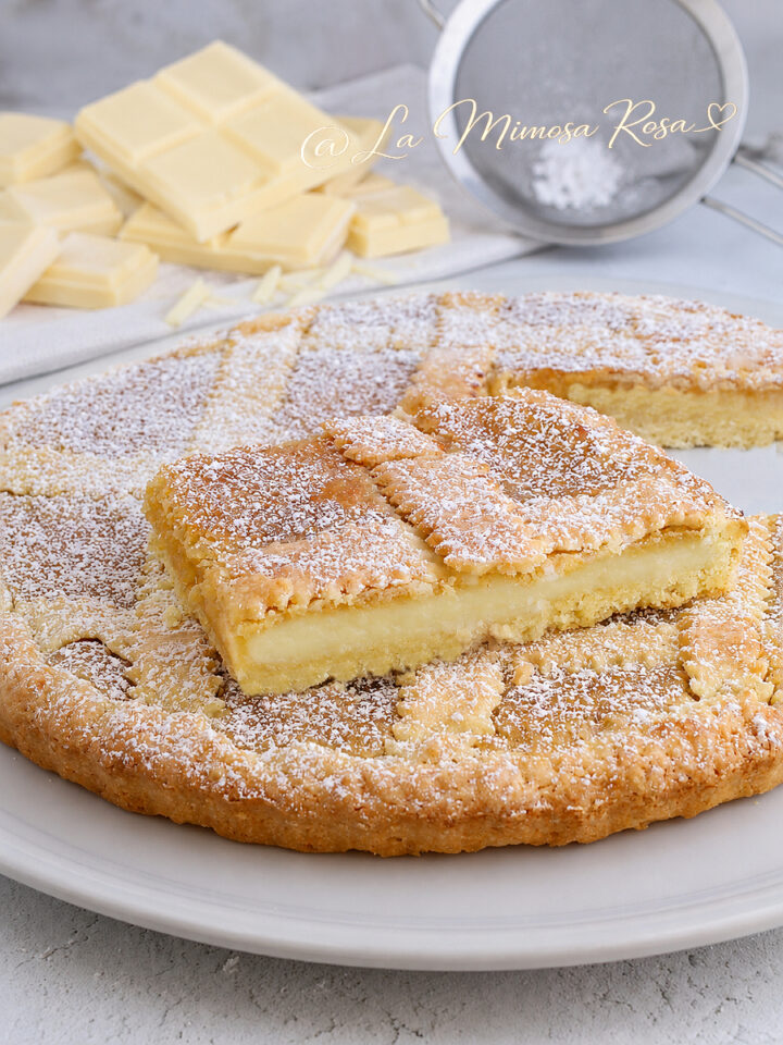 Crostata al cioccolato bianco ricetta