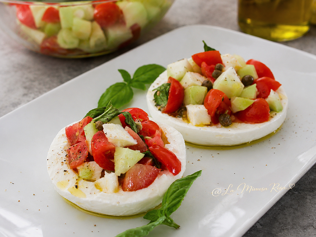 Mozzarella ripiena alla pugliese