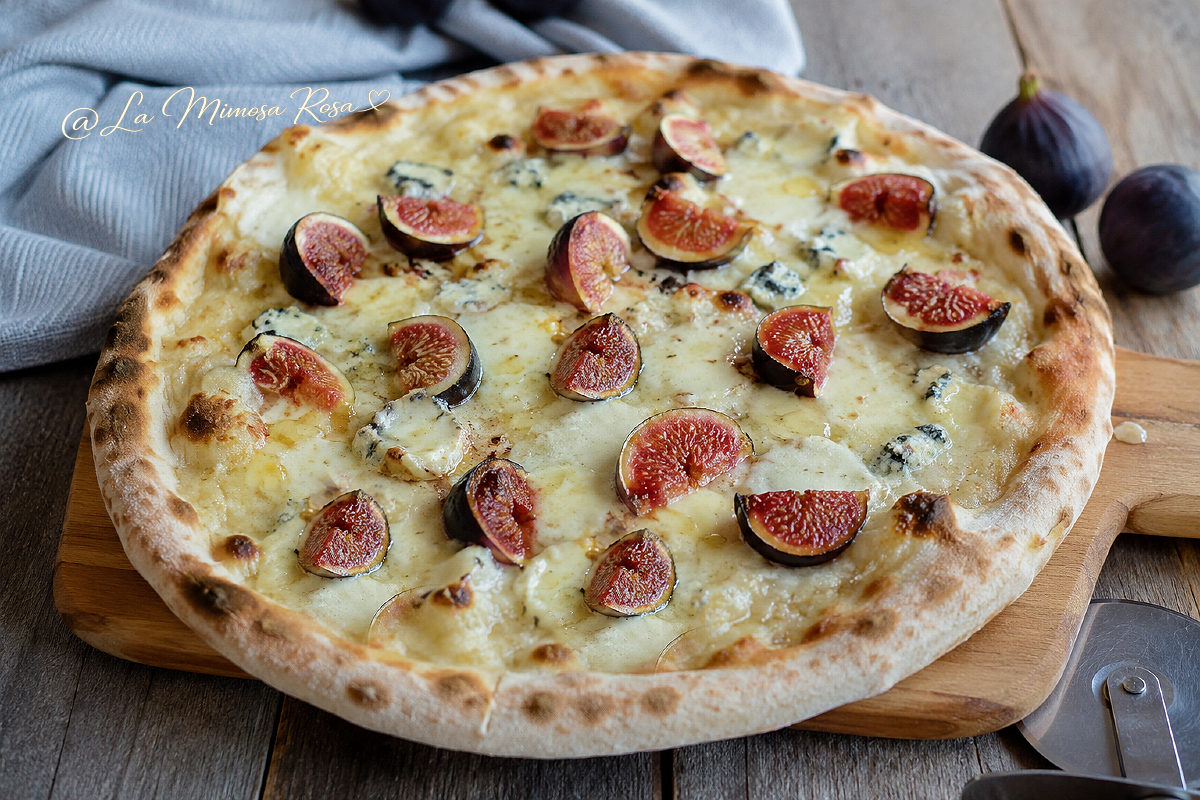 Pizza fichi e gorgonzola
