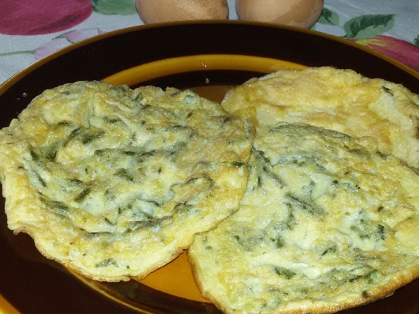 Frittata agli asparagi selvatici
