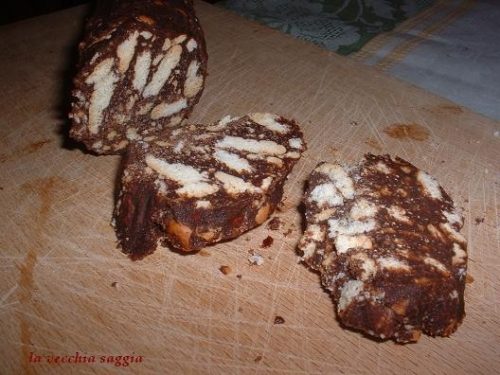 Salame di cioccolato piccante …  pastorizzato