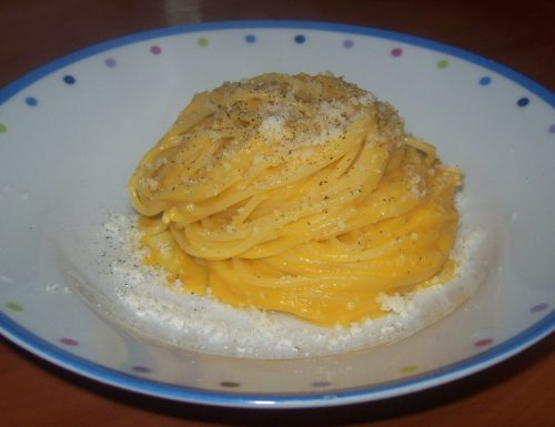 Pasta con zucca e gorgonzola