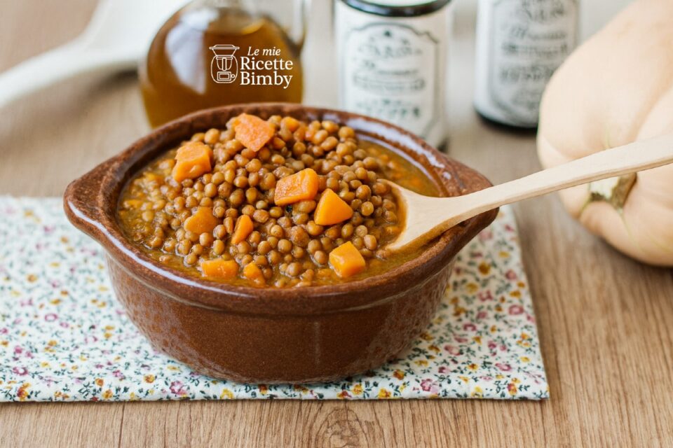 ZUPPA DI LENTICCHIE E ZUCCA BIMBY