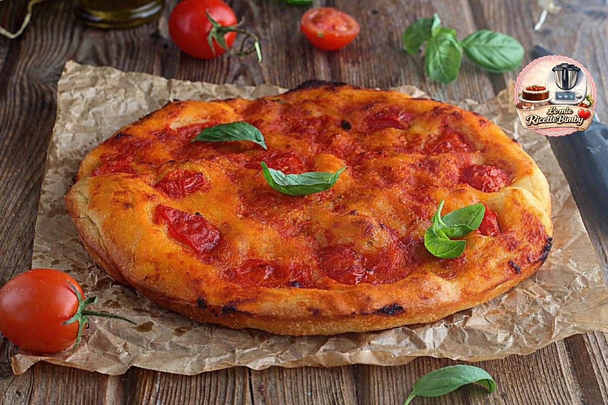 FOCACCIA AI POMODORINI MORBIDA BIMBY