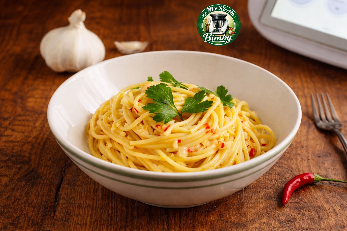 SPAGHETTI AGLIO OLIO E PEPERONCINO BIMBY