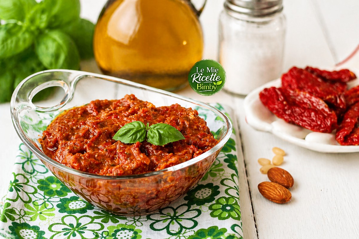 PESTO DI POMODORI SECCHI BIMBY