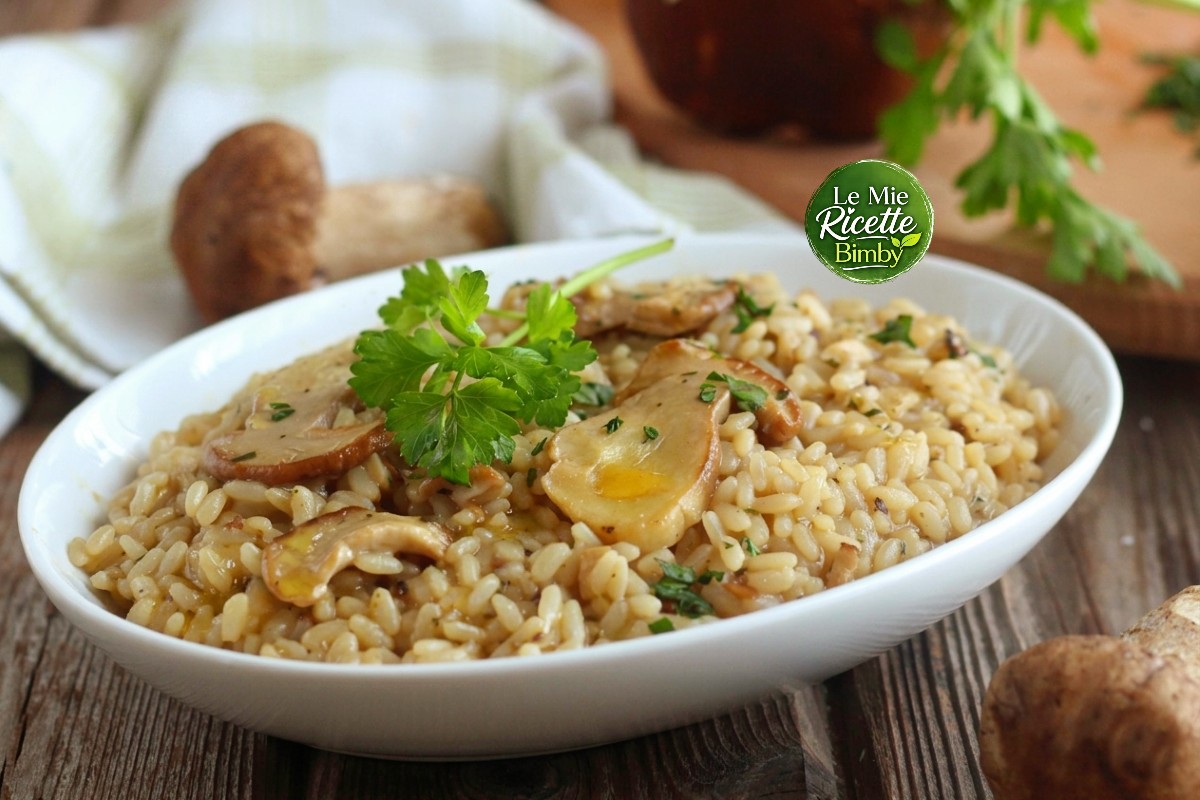 RISOTTO AI FUNGHI FRESCHI BIMBY