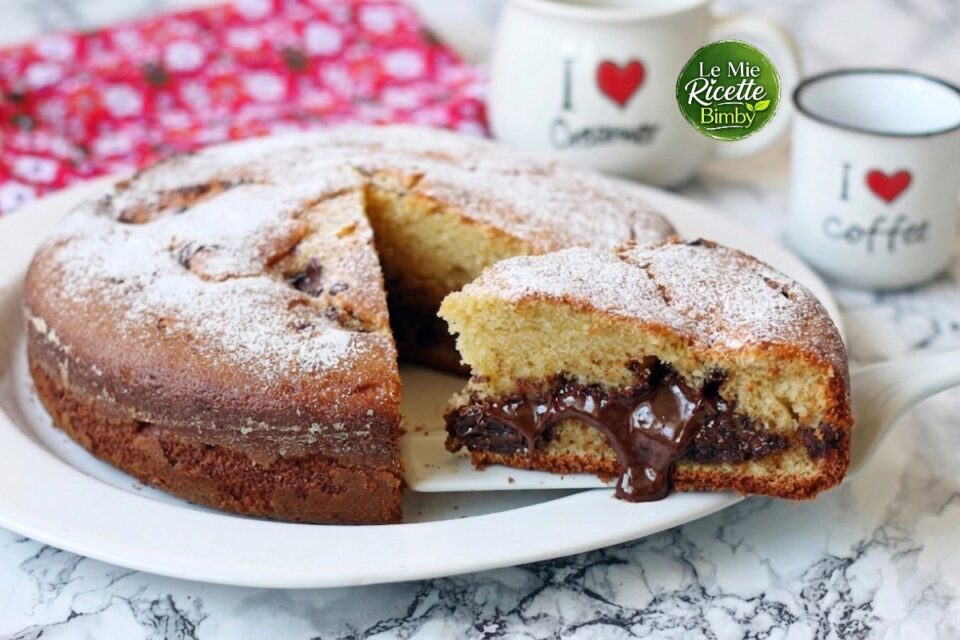 TORTA ALLA RICOTTA E NUTELLA BIMBY