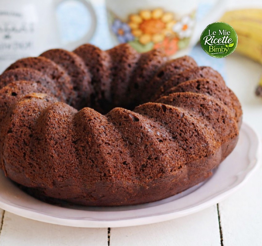 CIAMBELLA ALLA BANANA E CIOCCOLATO BIMBY
