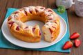 CIAMBELLA ALLE FRAGOLE SENZA UOVA BIMBY