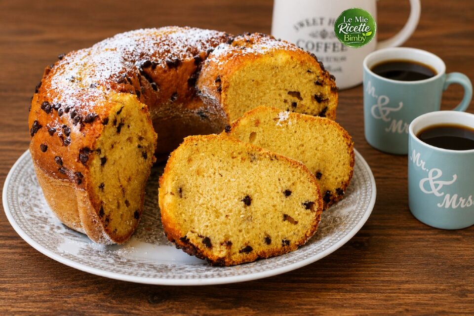 CIAMBELLONE CON GOCCE DI CIOCCOLATO BIMBY