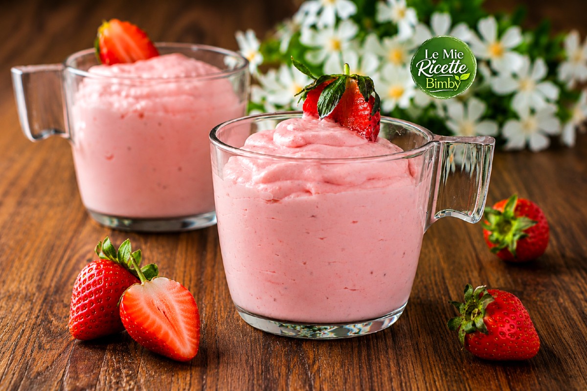 MOUSSE ALLE FRAGOLE BIMBY