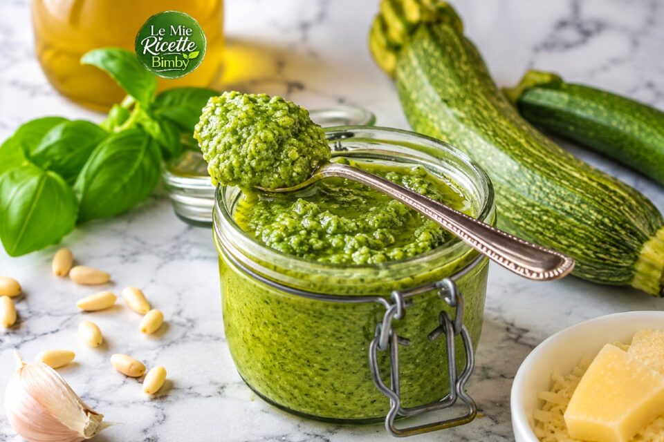 PESTO DI ZUCCHINE CRUDE BIMBY