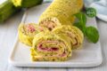 ROTOLO DI FRITTATA DI ZUCCHINE BIMBY Farcito al Prosciutto