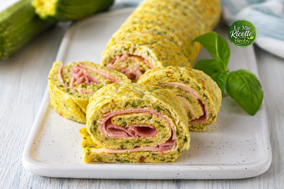 ROTOLO DI FRITTATA DI ZUCCHINE BIMBY