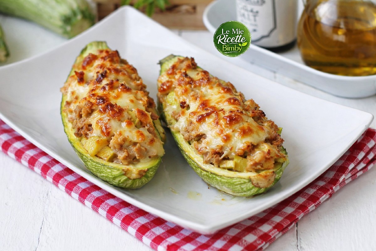 ZUCCHINE RIPIENE DI TONNO BIMBY