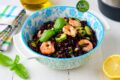 INSALATA DI RISO VENERE GAMBERI E ZUCCHINE BIMBY