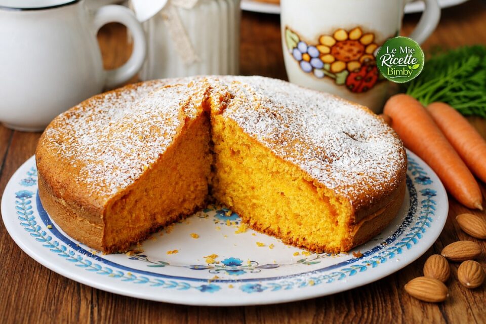 TORTA DI CAROTE BIMBY MORBIDA evidenza
