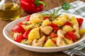 POLLO CON PATATE E PEPERONI BIMBY