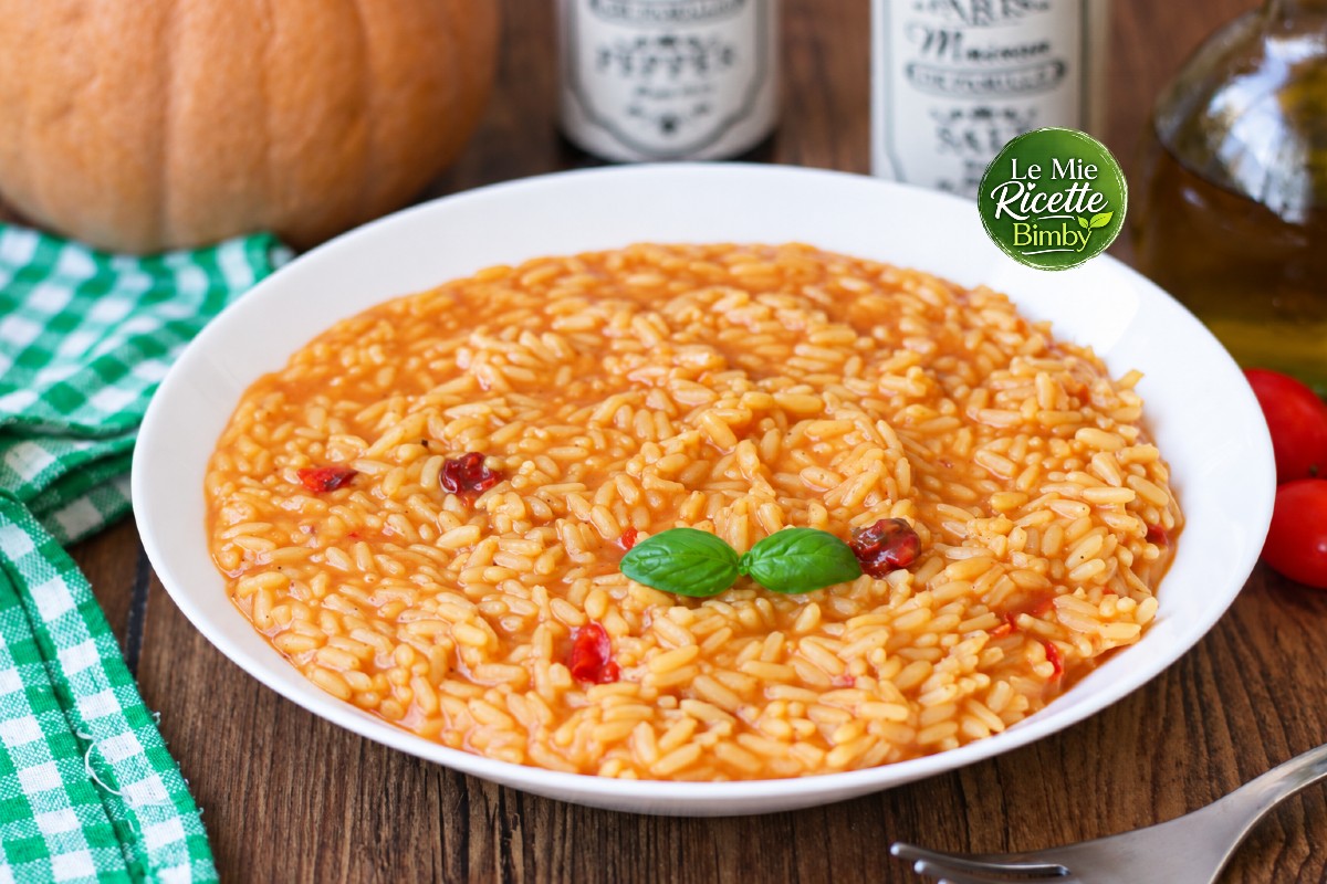 RISOTTO ALLA ZUCCA E POMODORI SECCHI BIMBY