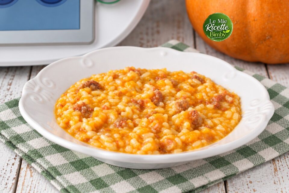 RISOTTO ALLA ZUCCA E SALSICCIA BIMBY