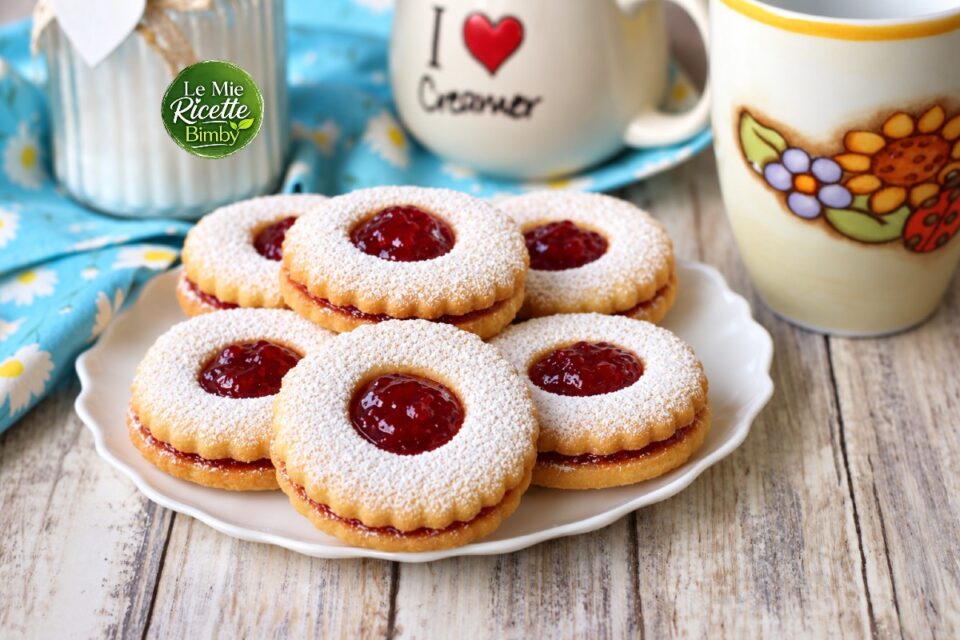 BISCOTTI DI FROLLA ALLA MARMELLATA BIMBY