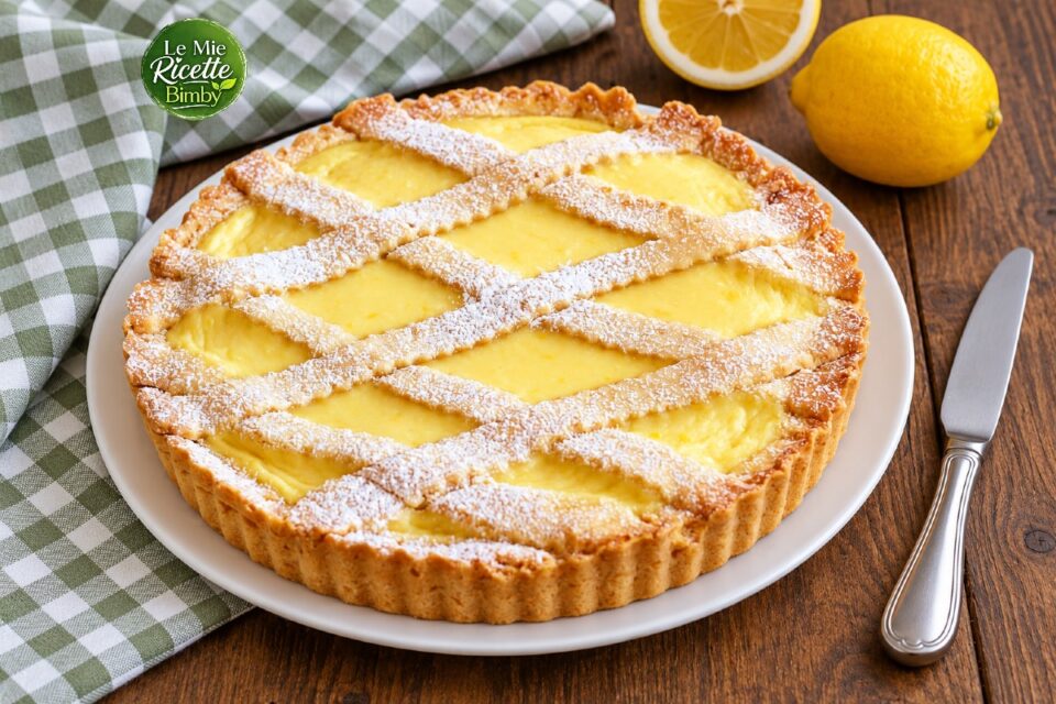 CROSTATA ALLA RICOTTA E LIMONE BIMBY