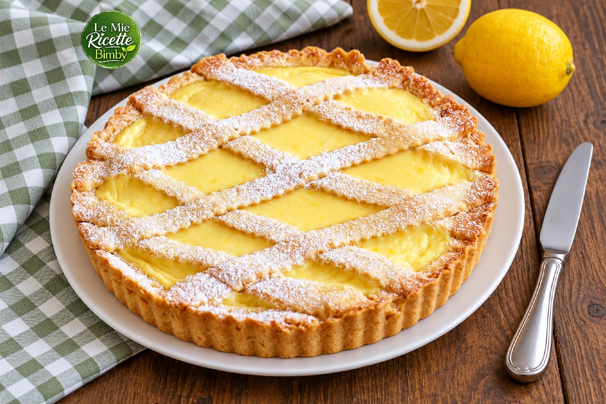 CROSTATA ALLA RICOTTA E LIMONE BIMBY